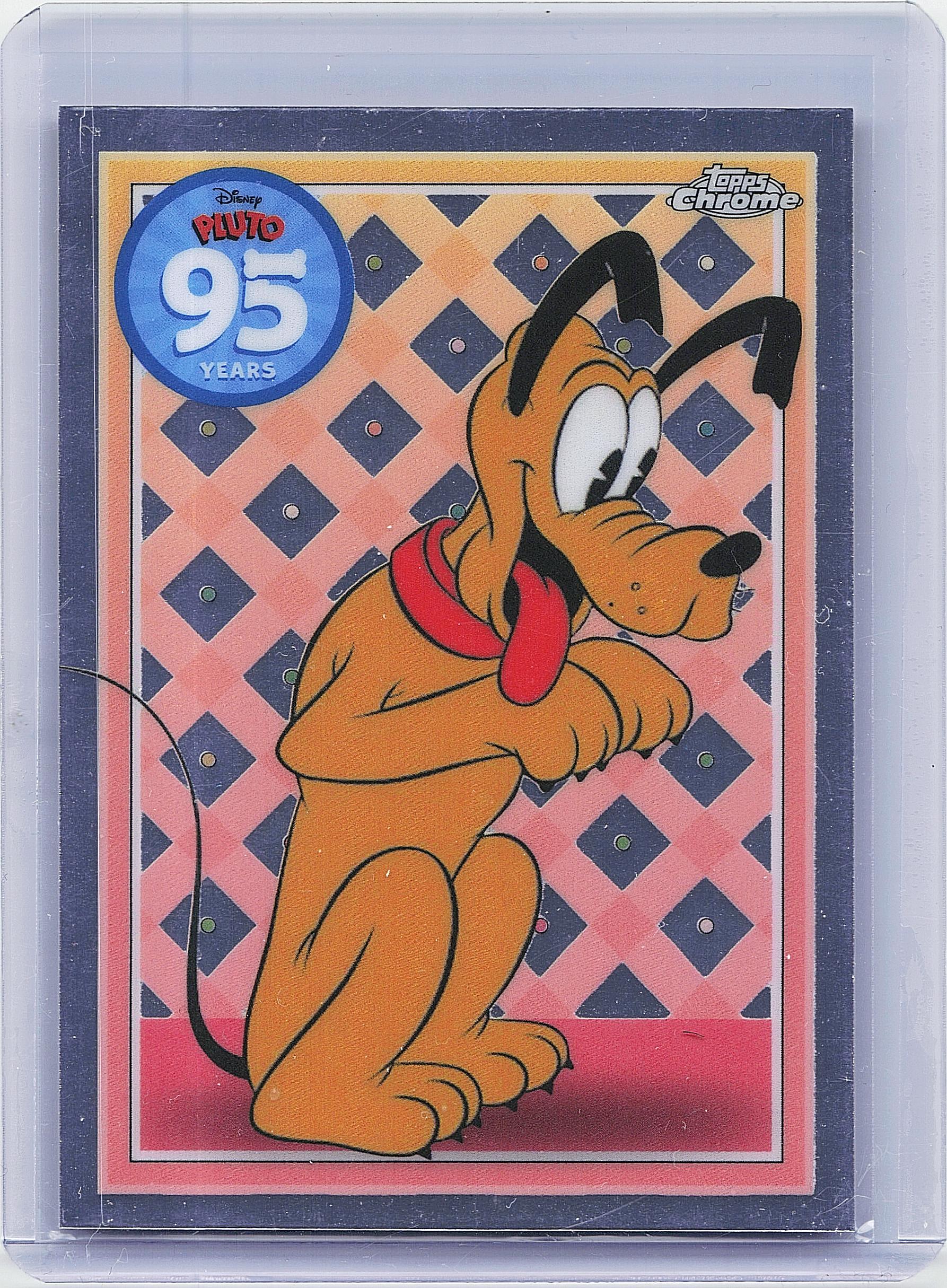 2025 Topps Chrome Disney #PL-9 Pluto Pluto 95th Anniversary