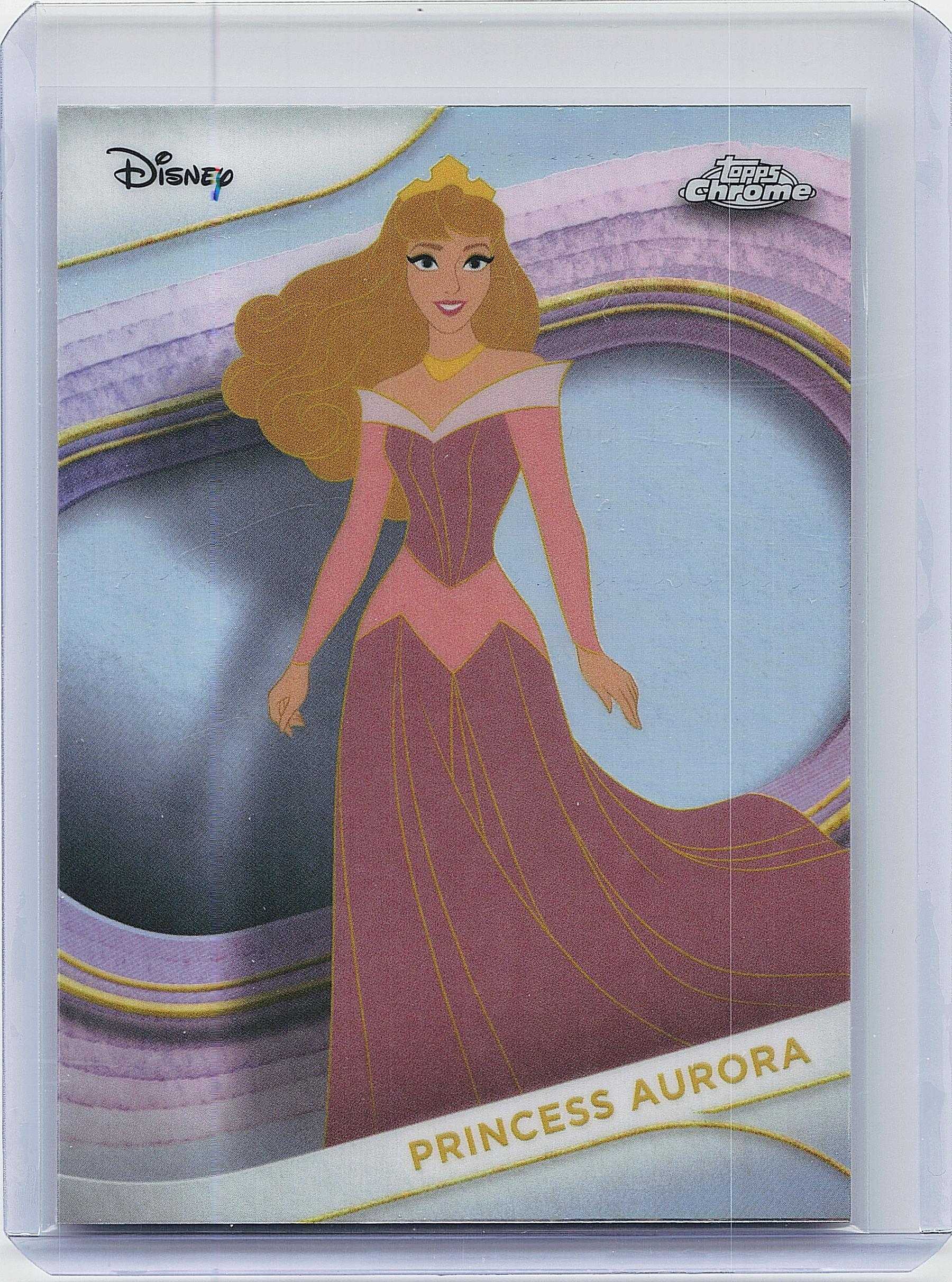2025 Topps Chrome Disney #120 Princess Aurora Refractor