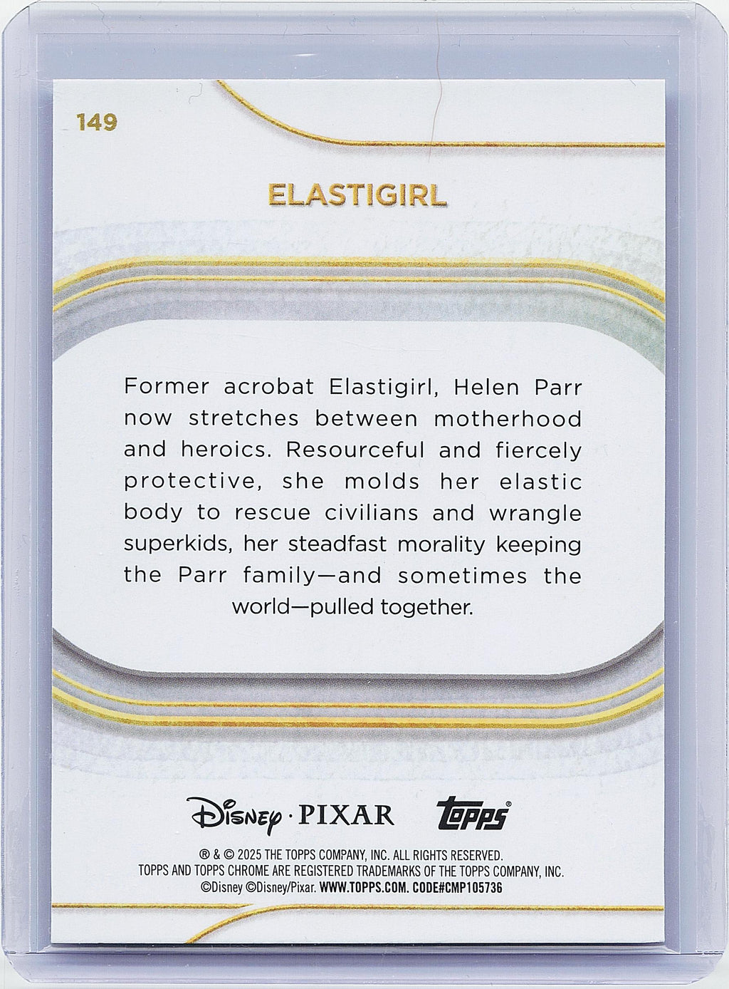 2025 Topps Chrome Disney #149 Elastigirl