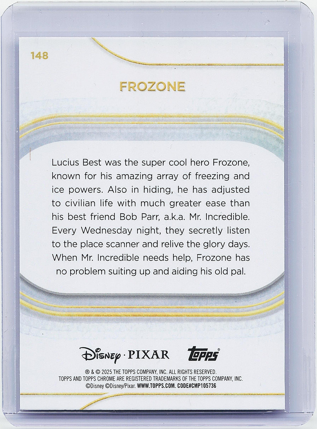 2025 Topps Chrome Disney #148 Frozone