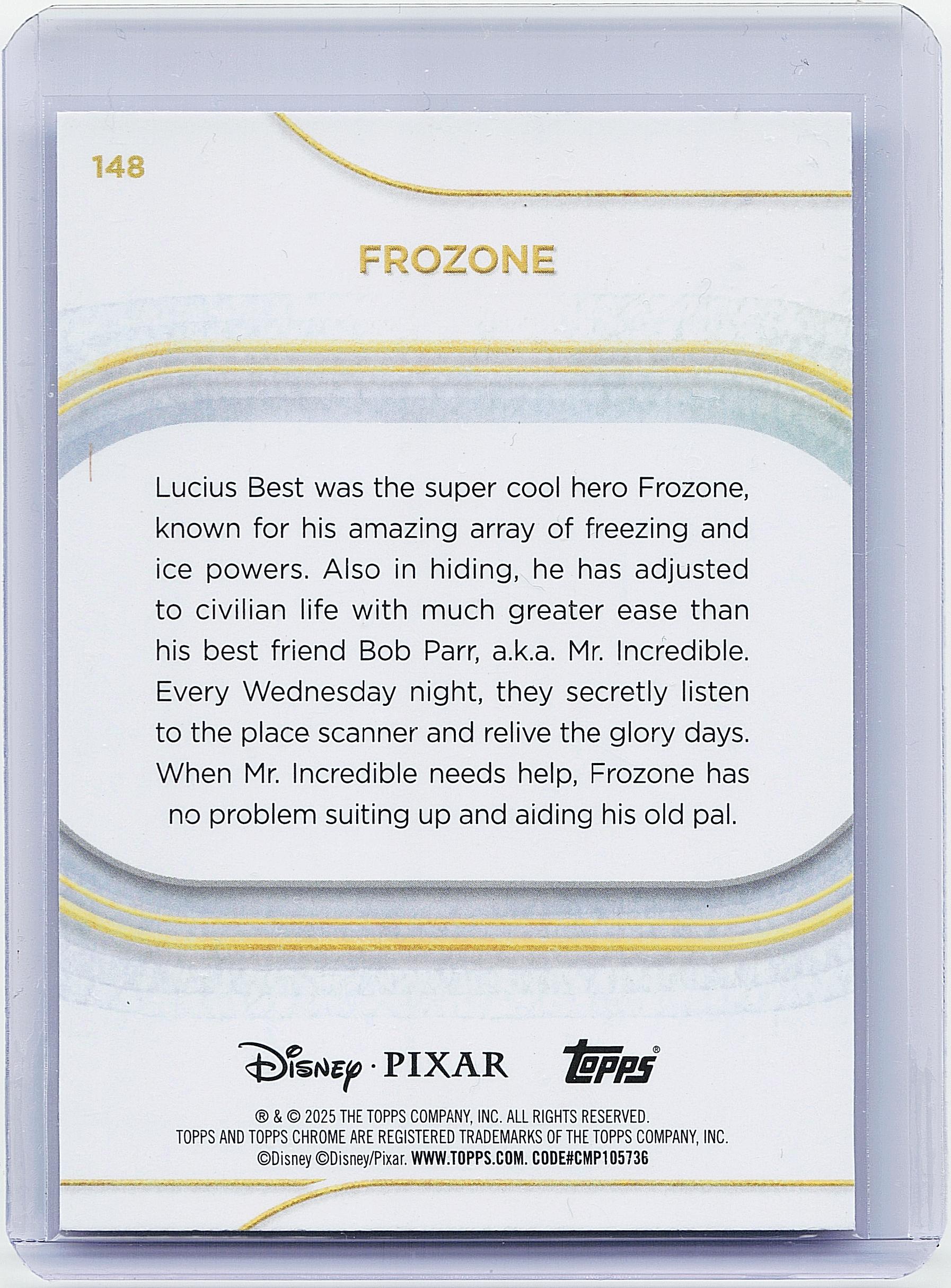 2025 Topps Chrome Disney #148 Frozone