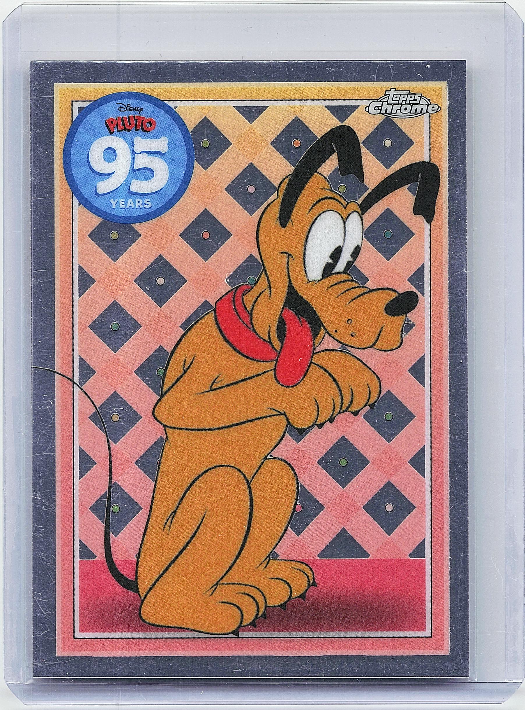 2025 Topps Chrome Disney #PL-9 Pluto Pluto 95th Anniversary