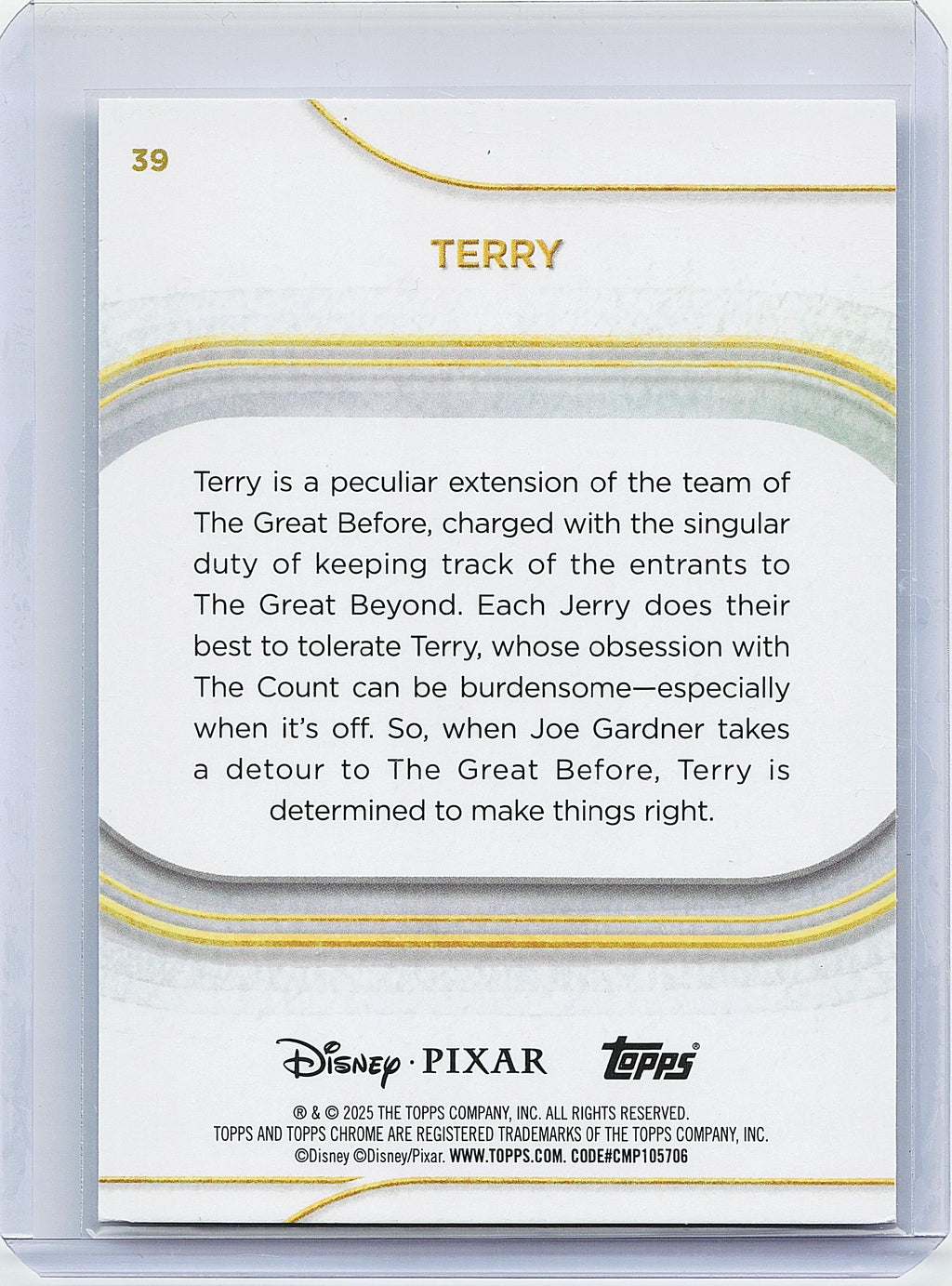 2025 Topps Chrome Disney #39 Terry