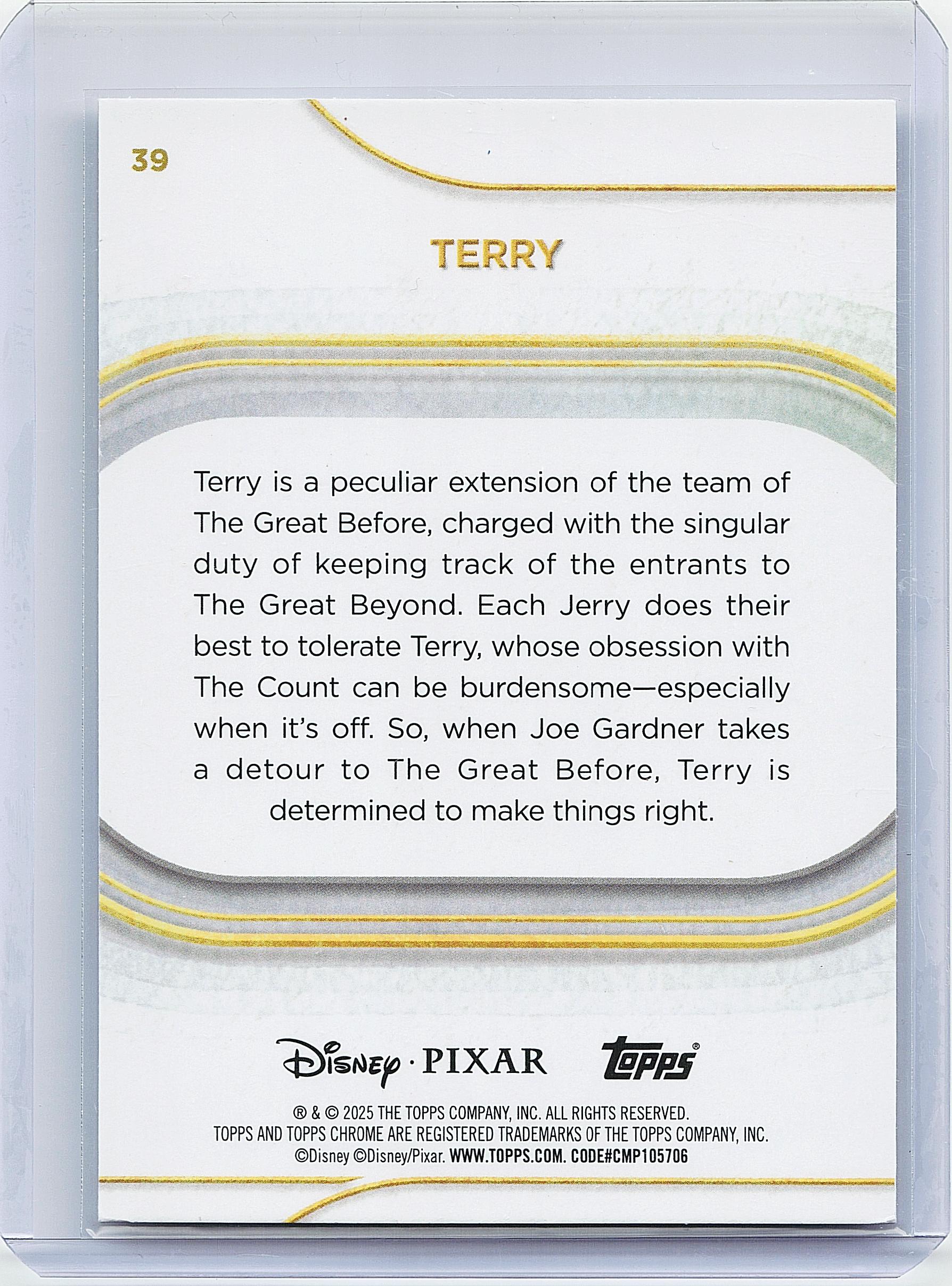2025 Topps Chrome Disney #39 Terry