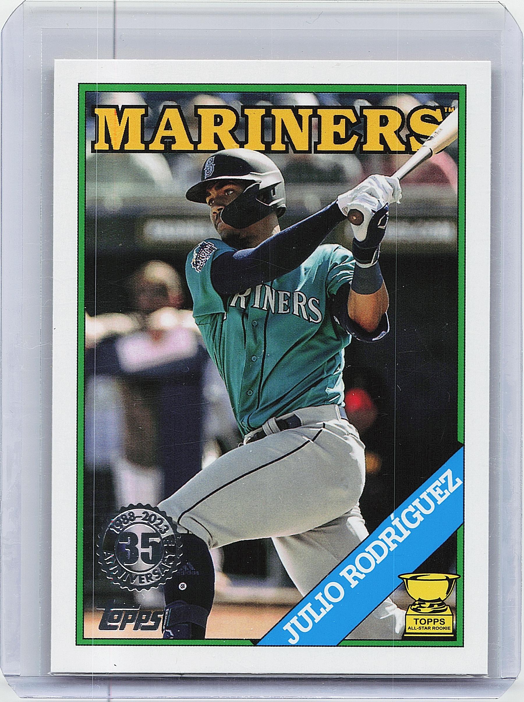2023 Topps Update #88US-43 Julio Rodríguez 1988 Topps Baseball 35th Anniversary