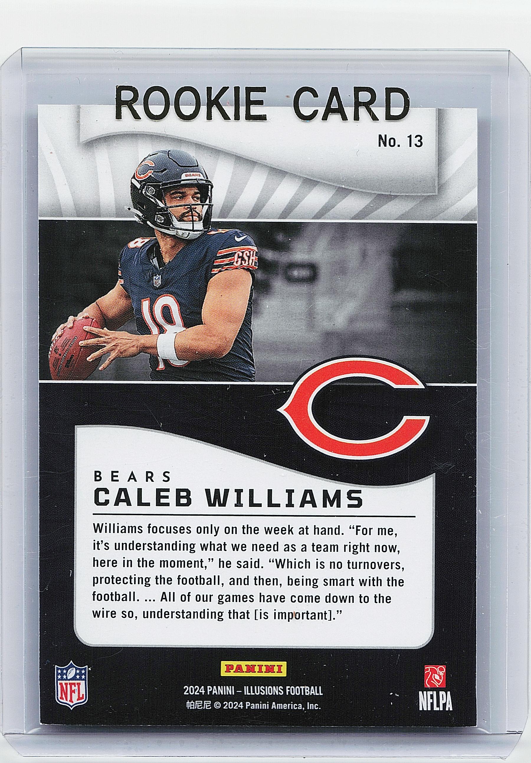 2024 Panini Illusions #13 Caleb Williams