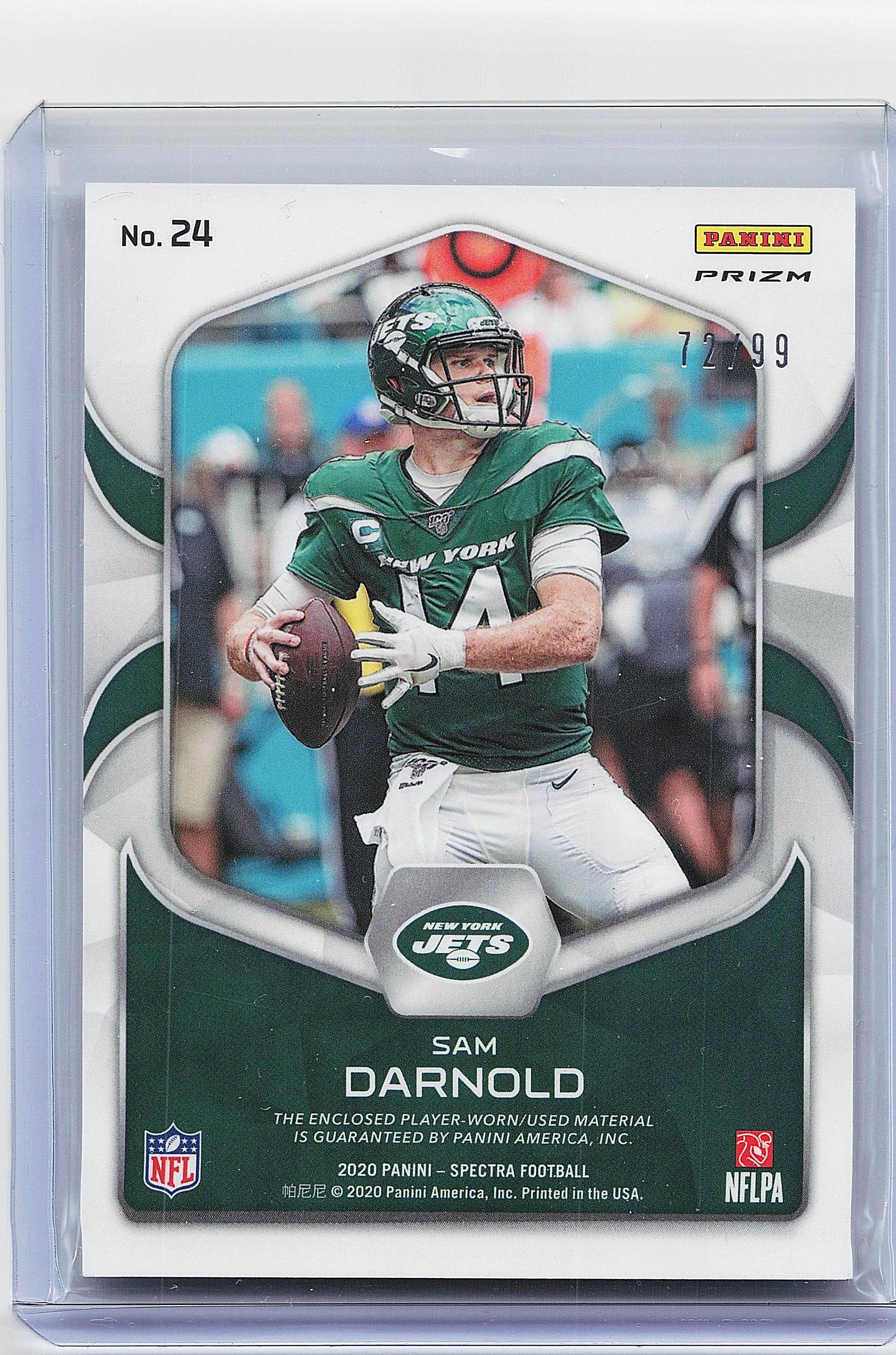 2020 Panini Spectra #24 Sam Darnold Brilliance #/99