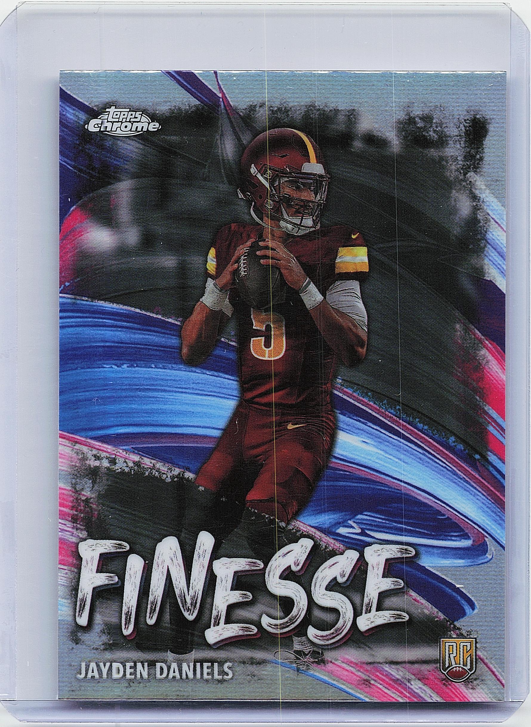 2024 Topps Chrome #F-3 Jayden Daniels Finesse