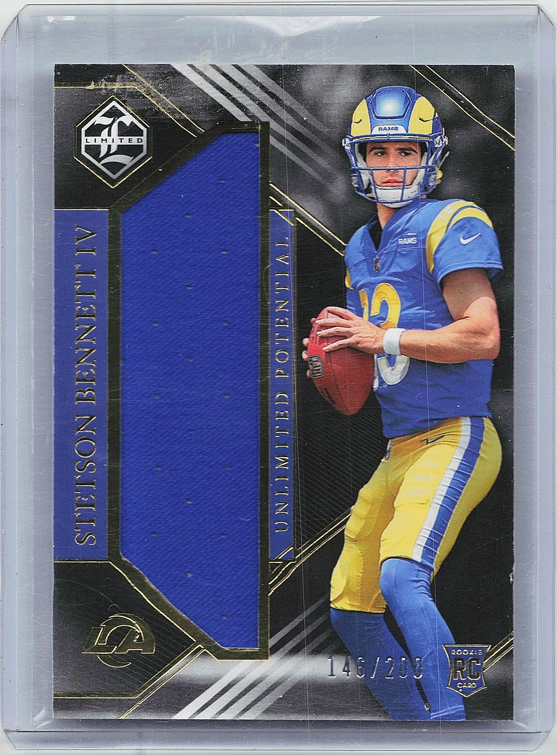 2023 Panini Limited #LP-SB Stetson Bennett IV Unlimited Potential #/200