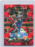 2023-24 Panini Select #37 Anthony Edwards Red Cracked Ice Prizms