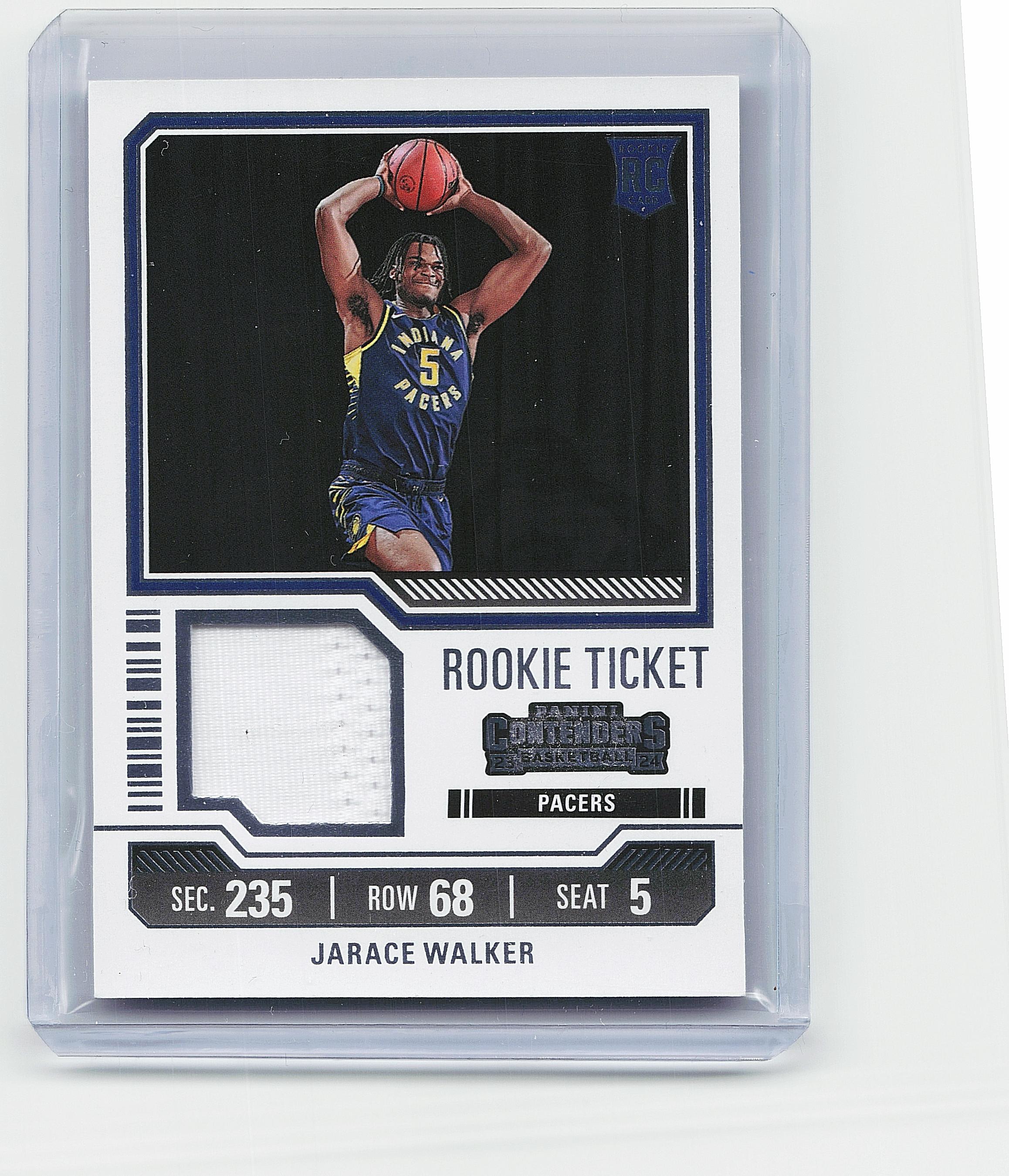 2023-24 Panini Contenders #RTS-WKR Jarace Walker Rookie Ticket Swatches