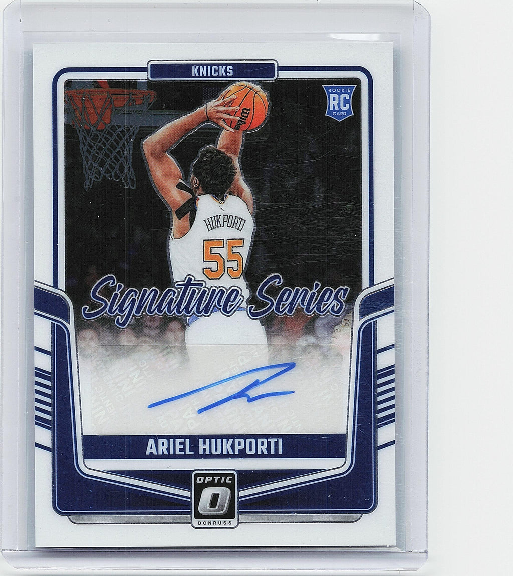 2024-25 Donruss Optic #SS-HUK Ariel Hukporti Signature Series