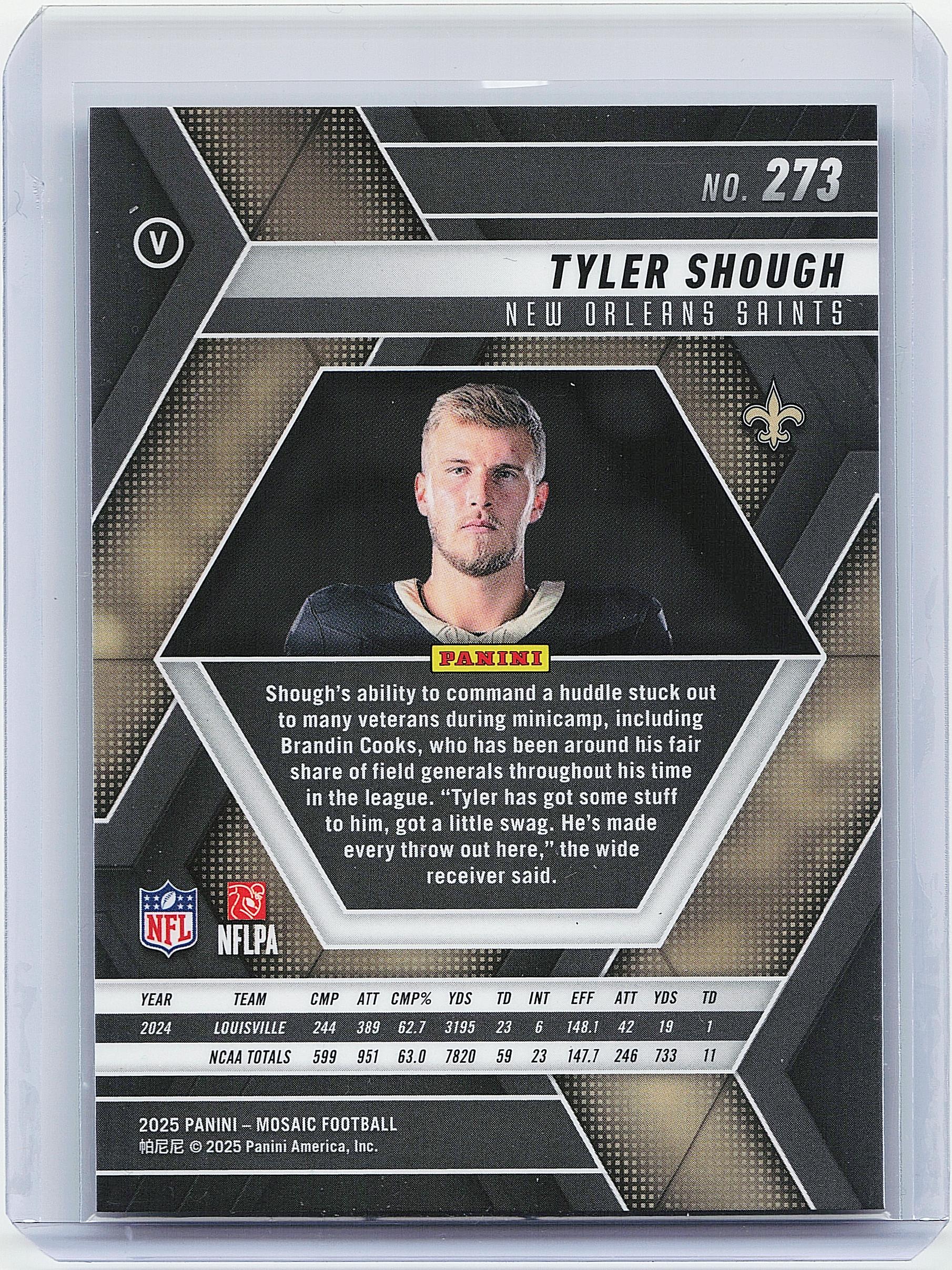2025 Panini Mosaic #273 Tyler Shough