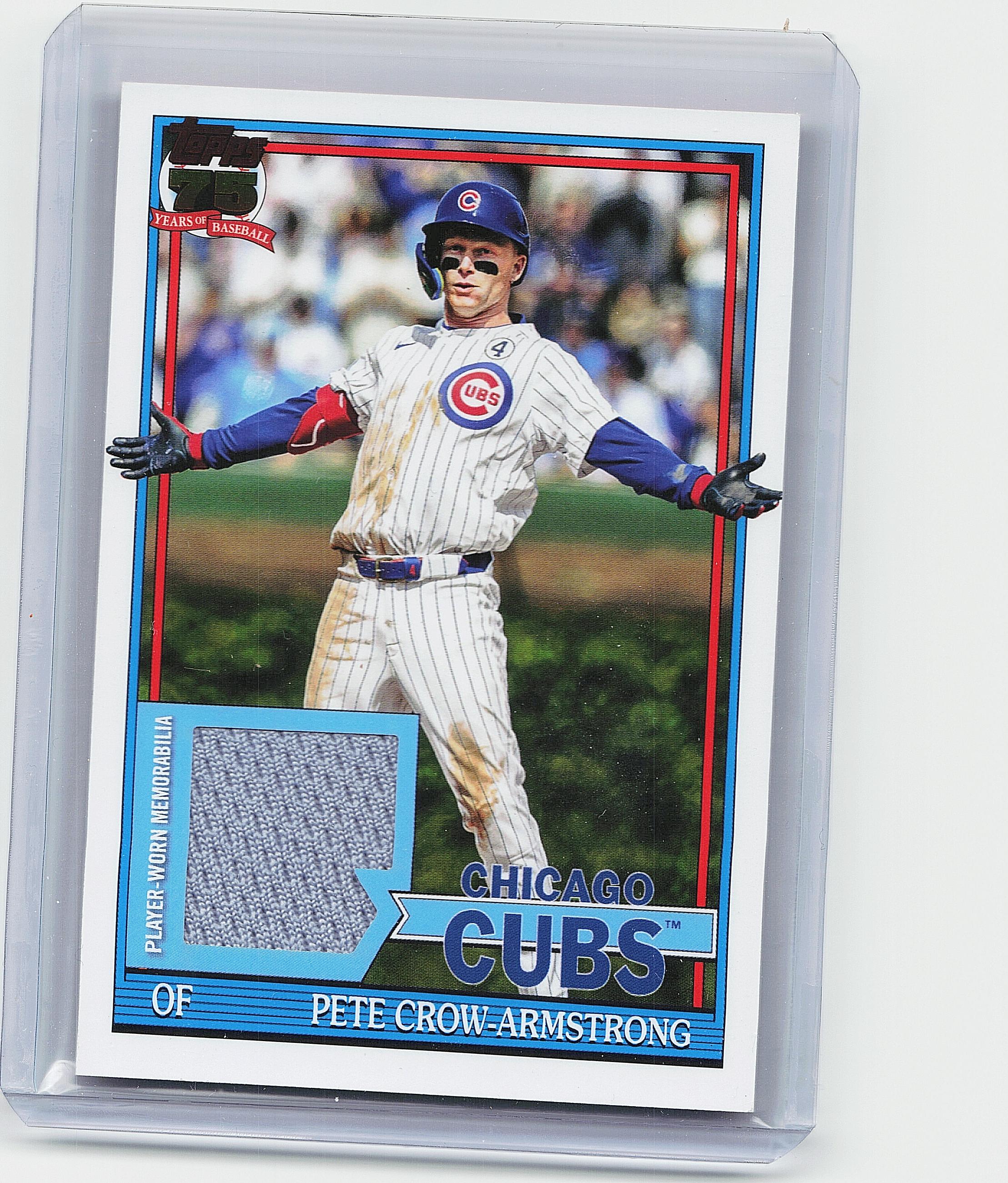2026 Topps #91R-PC Pete Crow-Armstrong 1991 Topps Baseball 35th RelicS