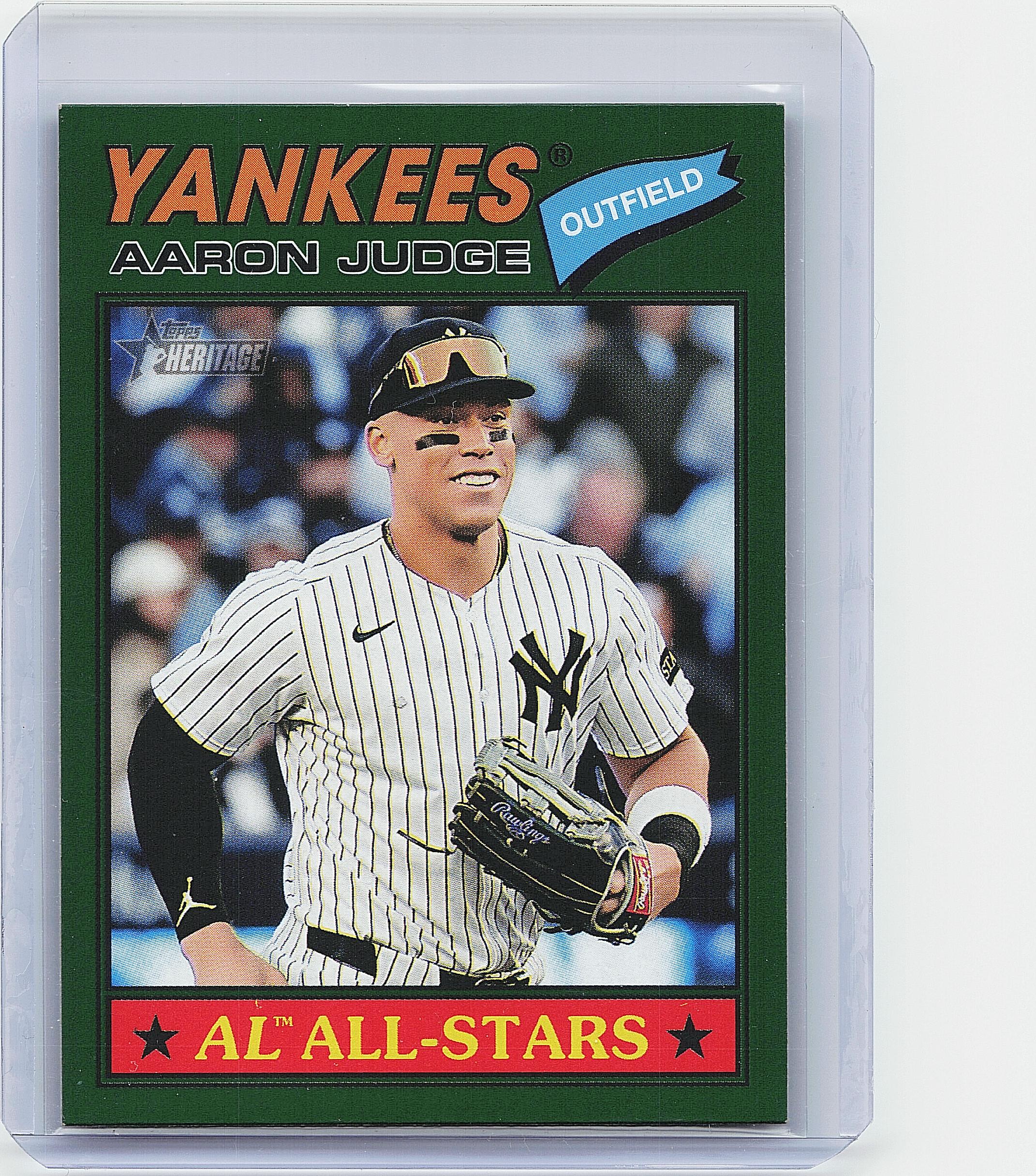 2026 Topps Heritage #10 Aaron Judge Dark Green