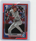 2024 Bowman Chrome #21 Trea Turner Orange Refractors #/25
