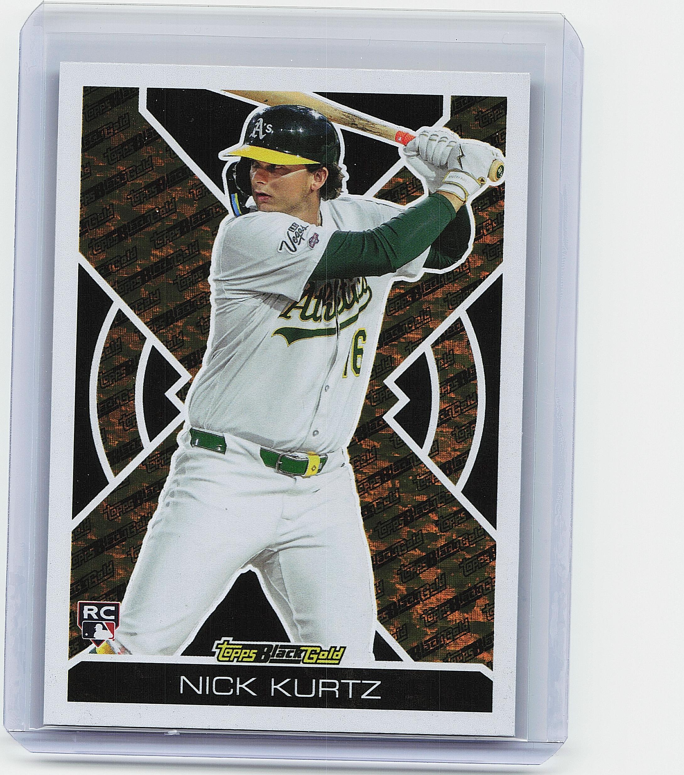 2025 Topps Update #BG-20 Nick Kurtz Topps Black Gold