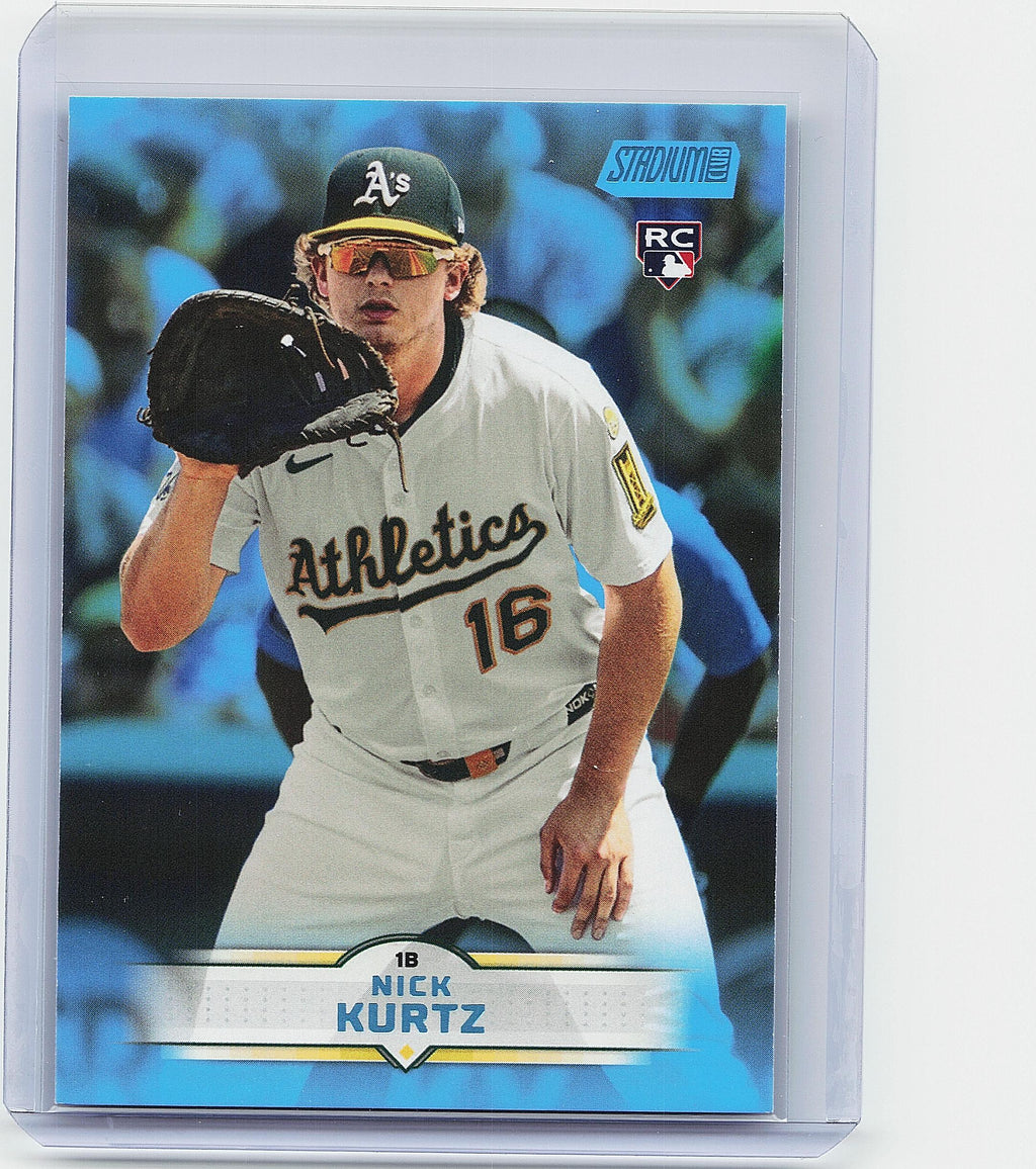 2025 Stadium Club #9 Nick Kurtz Blue Foil
