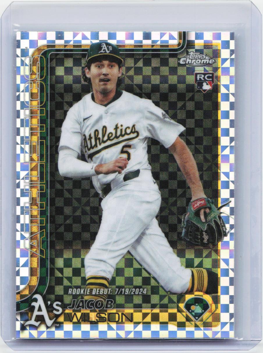 2025 Topps Chrome Update #USC150 Jacob Wilson X-Fractors