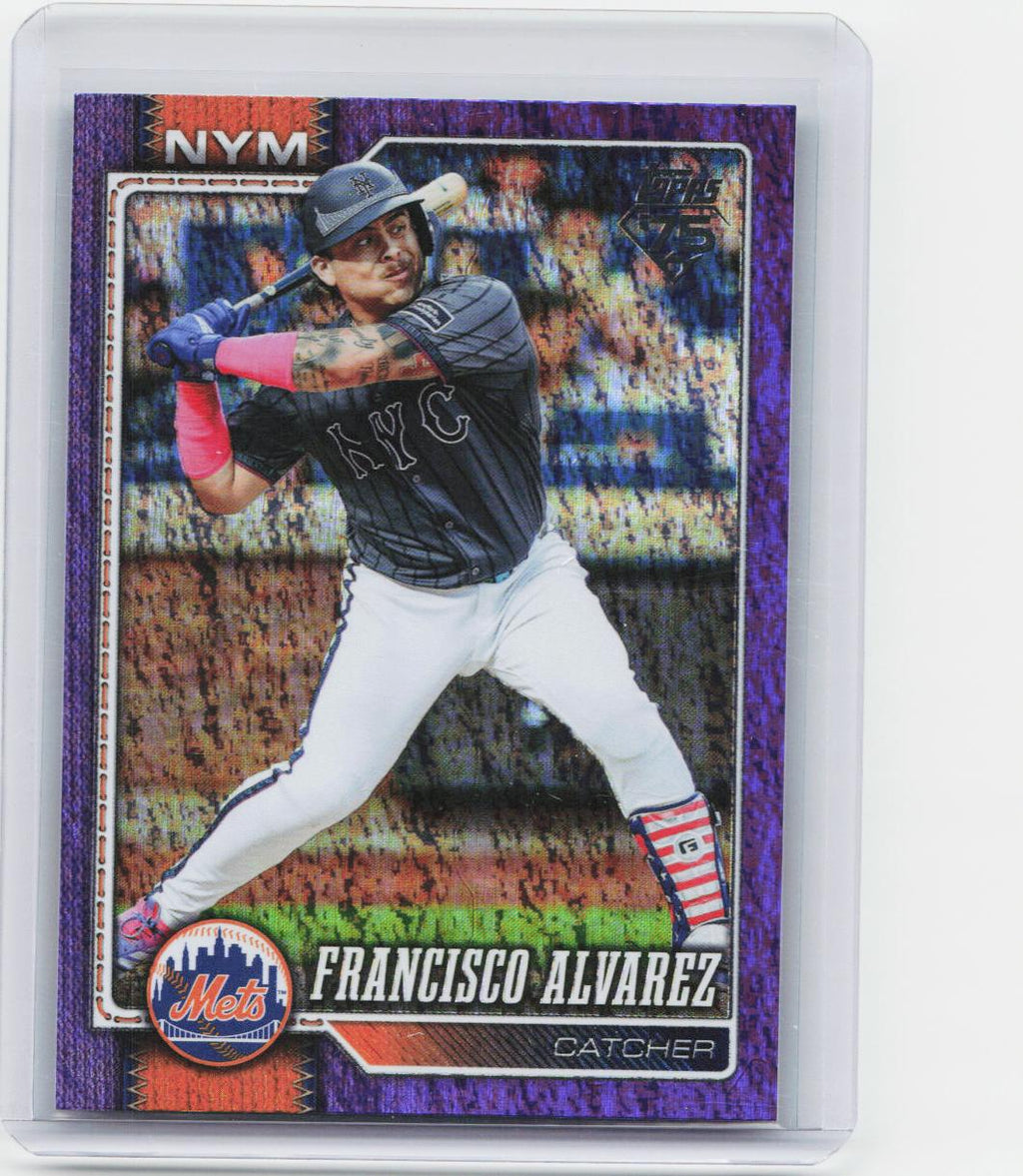 2026 Topps #337 Francisco Alvarez Purple Holo Foil #/250