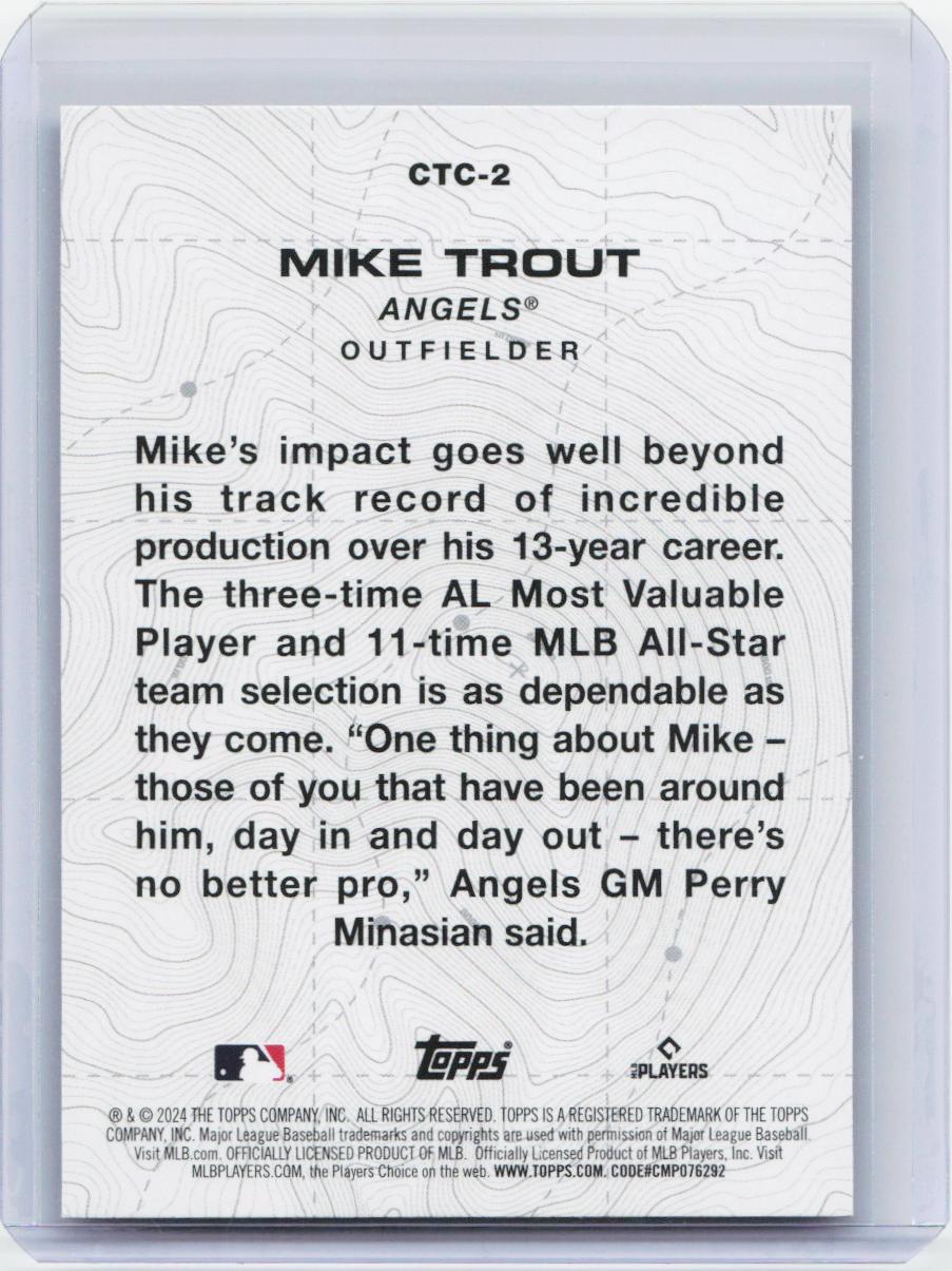 2024 Topps #CTC-2 Mike Trout City to City