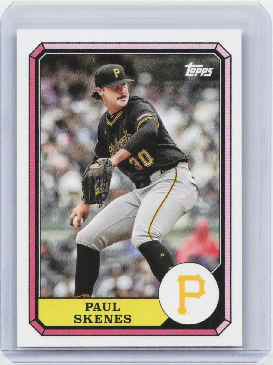 2025 Topps Archives #87BB-22 Paul Skenes 1987 Topps Boardwalk and Baseball