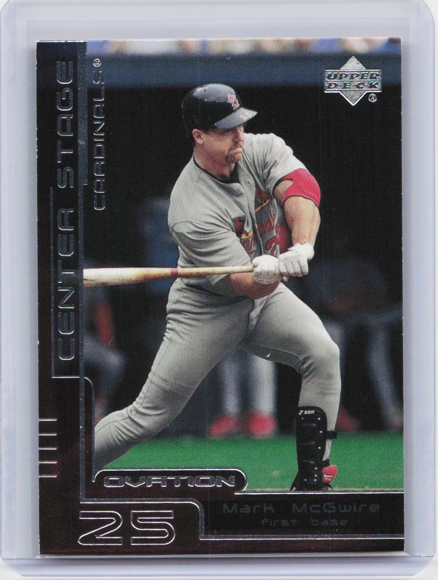2000 Upper Deck Ovation #CS5 Mark McGwire Center Stage Silver