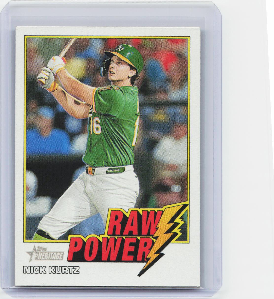 2026 Topps Heritage #RP-NK Nick Kurtz Raw Power