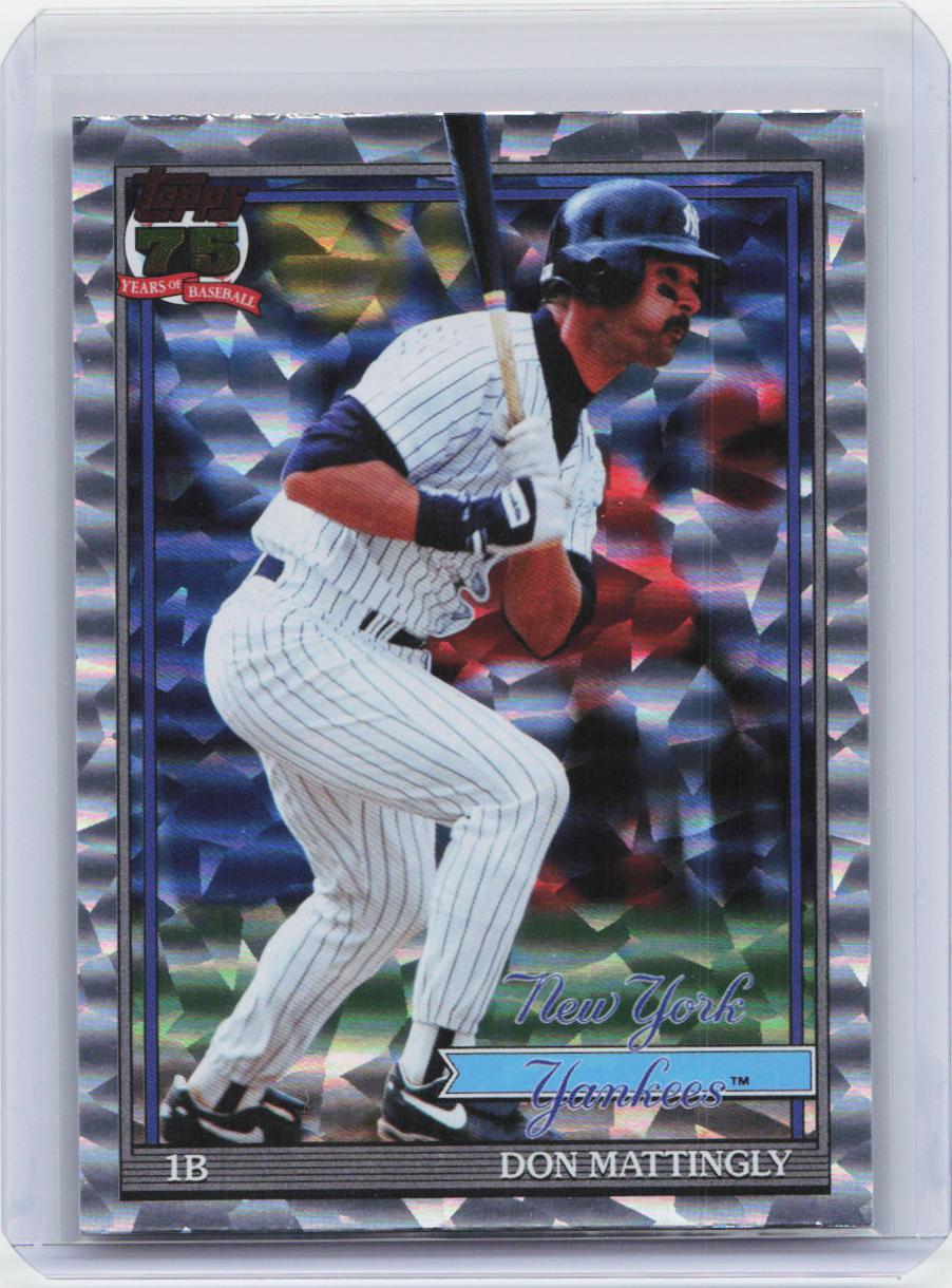 2026 Topps #T91-68 Don Mattingly 1991 35th Anniversary Crackle Foil