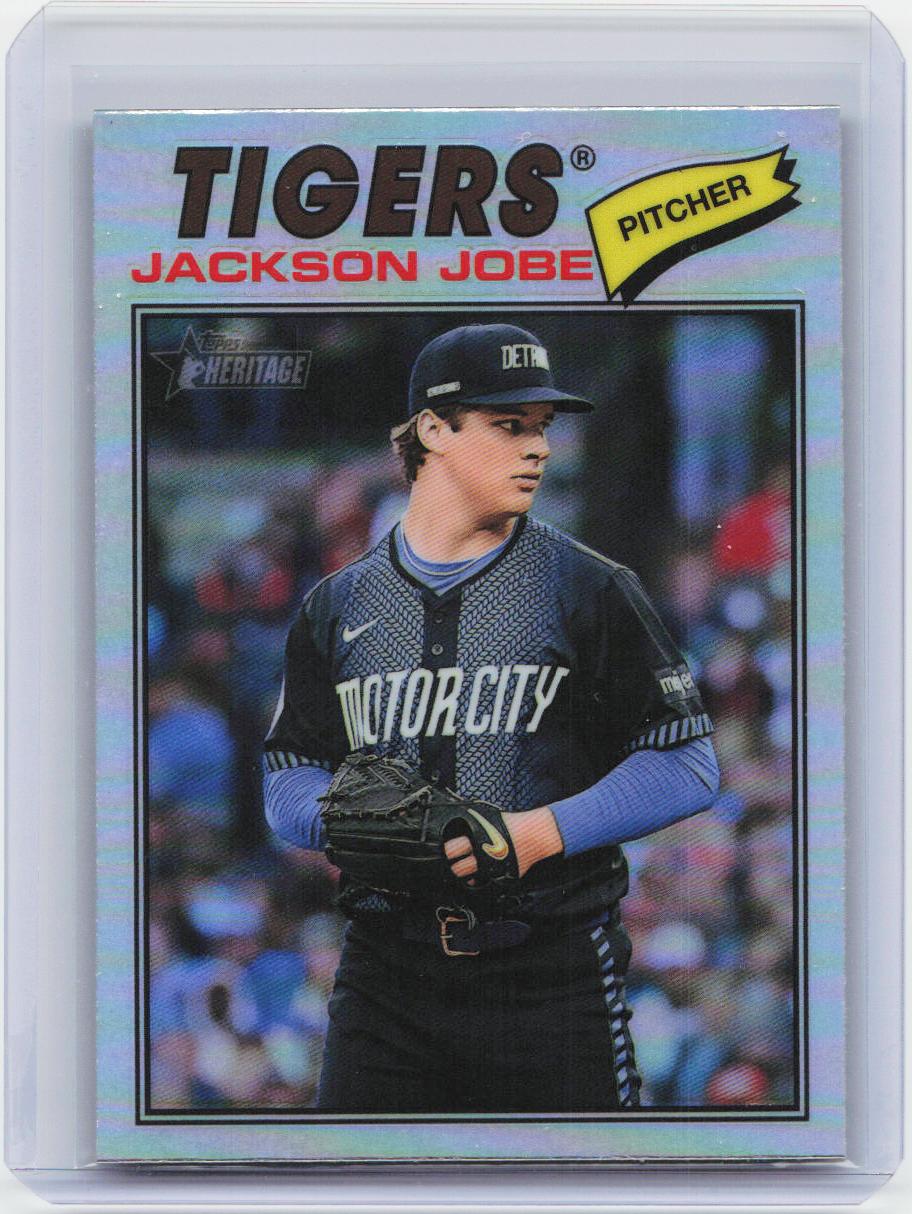 2026 Topps Heritage #164 Jackson Jobe Chrome