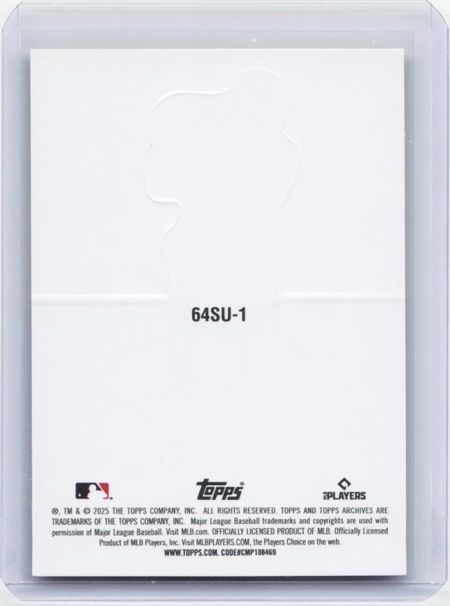 2025 Topps Archives #64SU-1 Aaron Judge 1964 Topps Stand-Ups