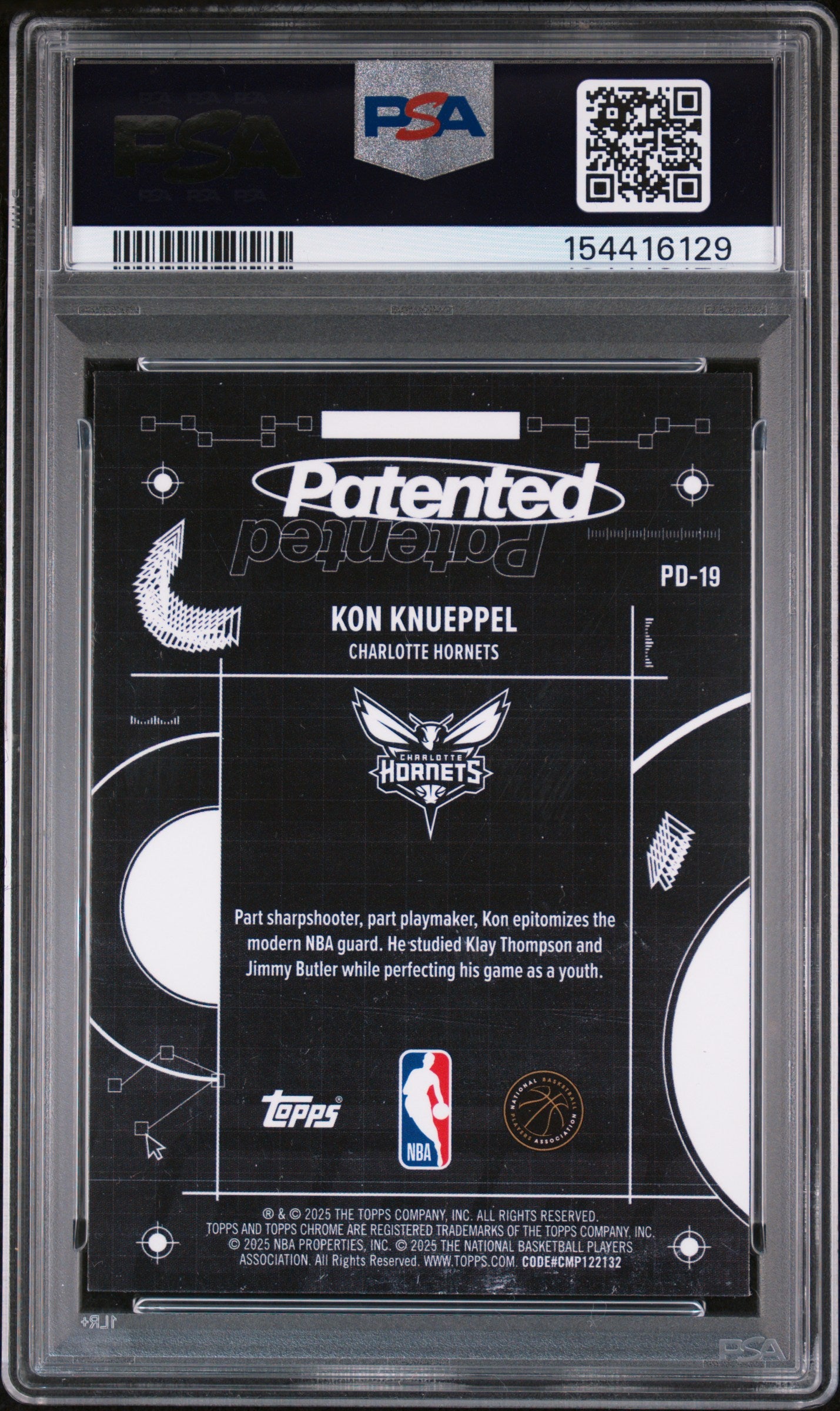 2025-26 Topps Chrome #PD-19 Kon Knueppel Patented PSA 9