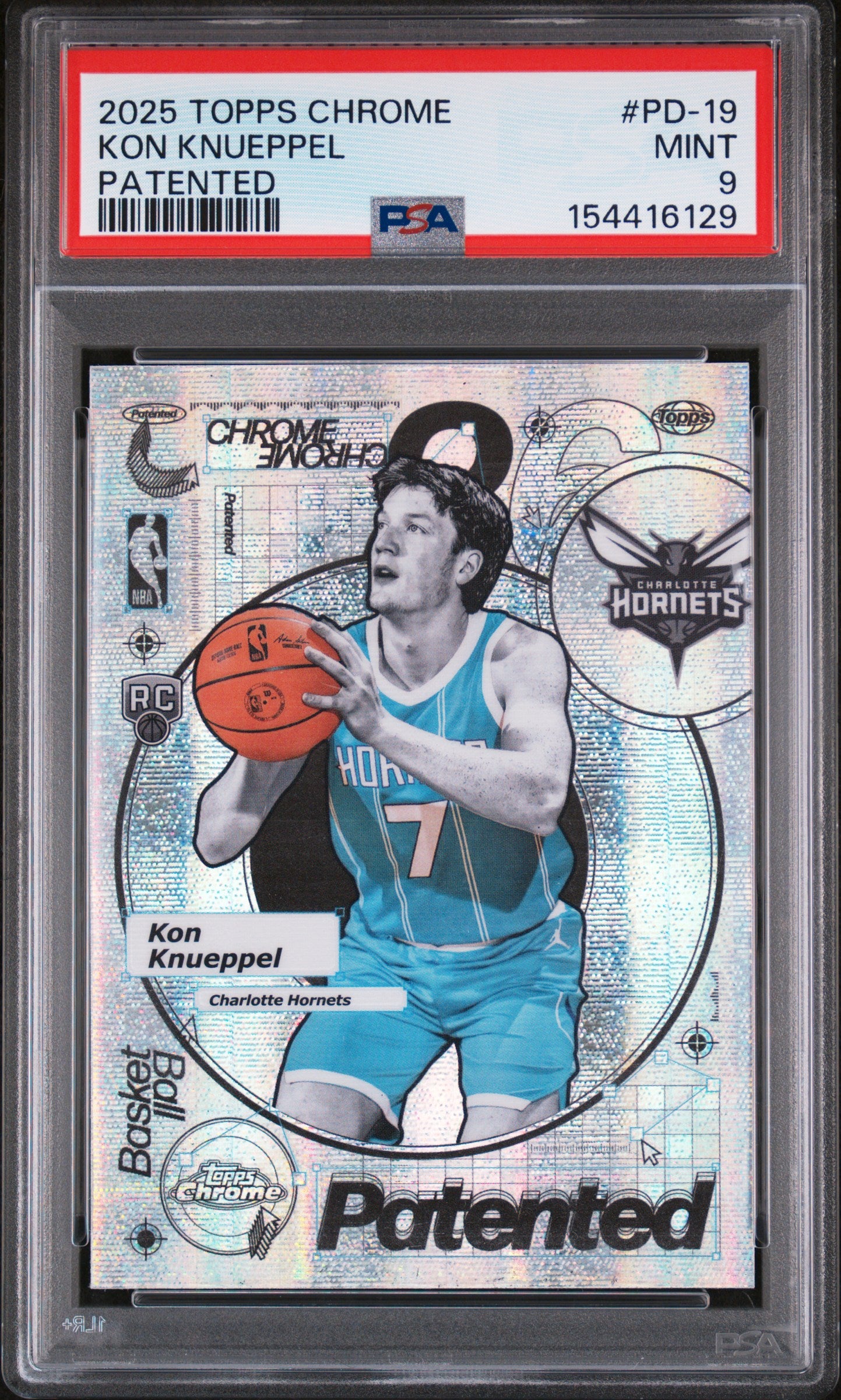 2025-26 Topps Chrome #PD-19 Kon Knueppel Patented PSA 9