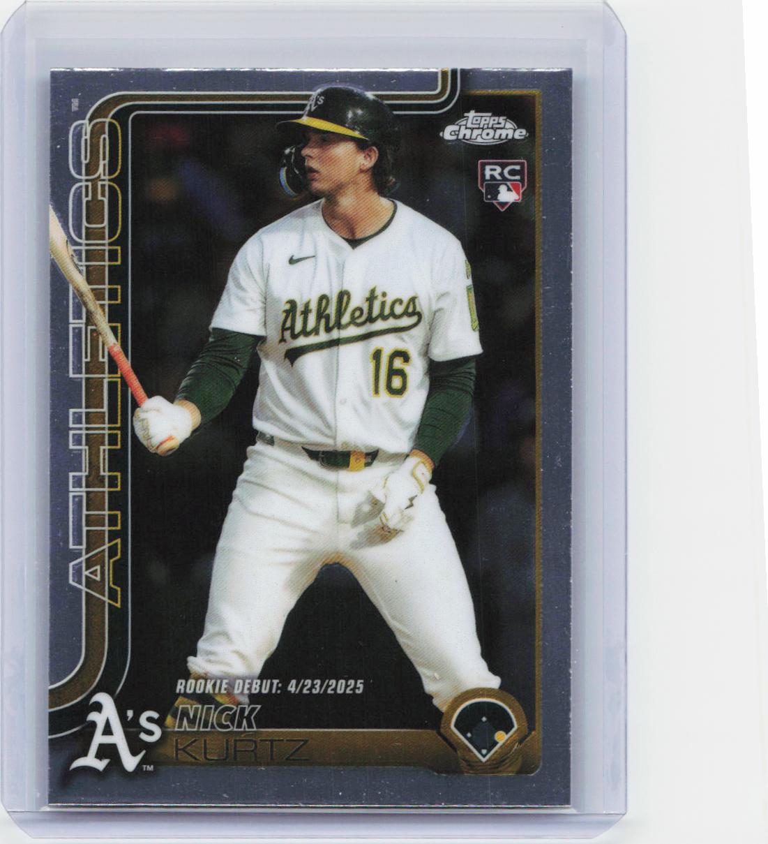 2025 Topps Chrome Update #USC180 Nick Kurtz