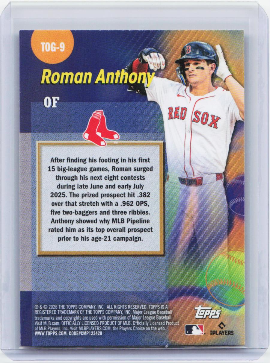 2026 Topps #TOG-9 Roman Anthony Titans of the Game