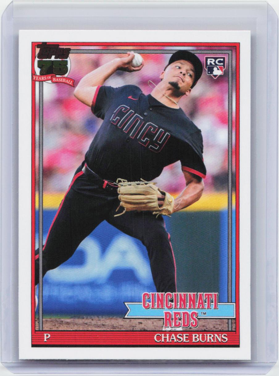 2026 Topps #T91-73 Chase Burns 1991 Topps Baseball 35th Anniversary (Series One)