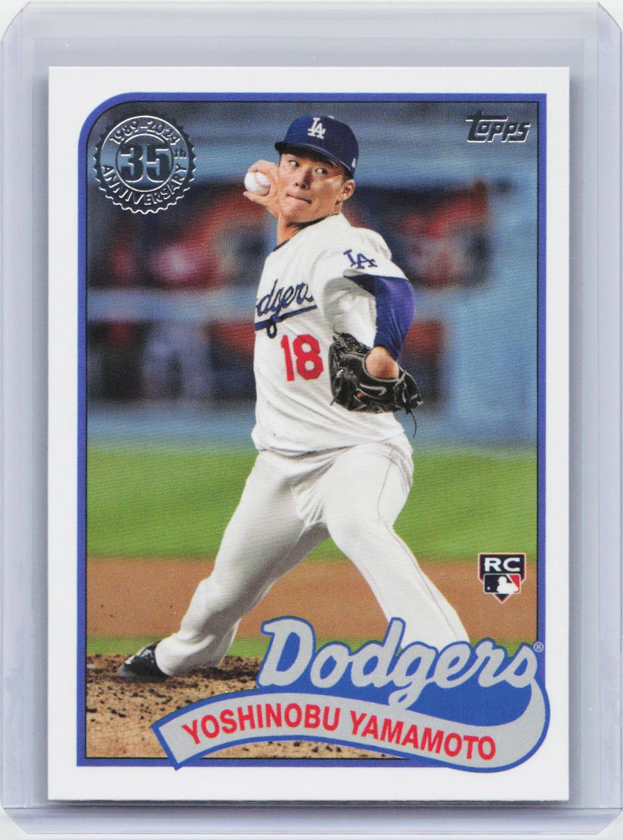 2024 Topps #89B2-48 Yoshinobu Yamamoto 1989 Topps Baseball 35th Anniversary