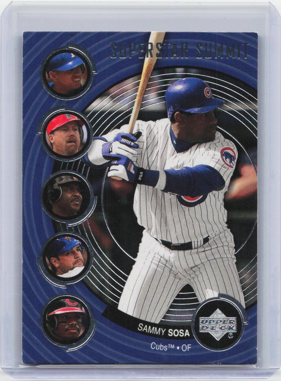 2002 Upper Deck #SS1 Sammy Sosa Superstar Summit (Series 1)