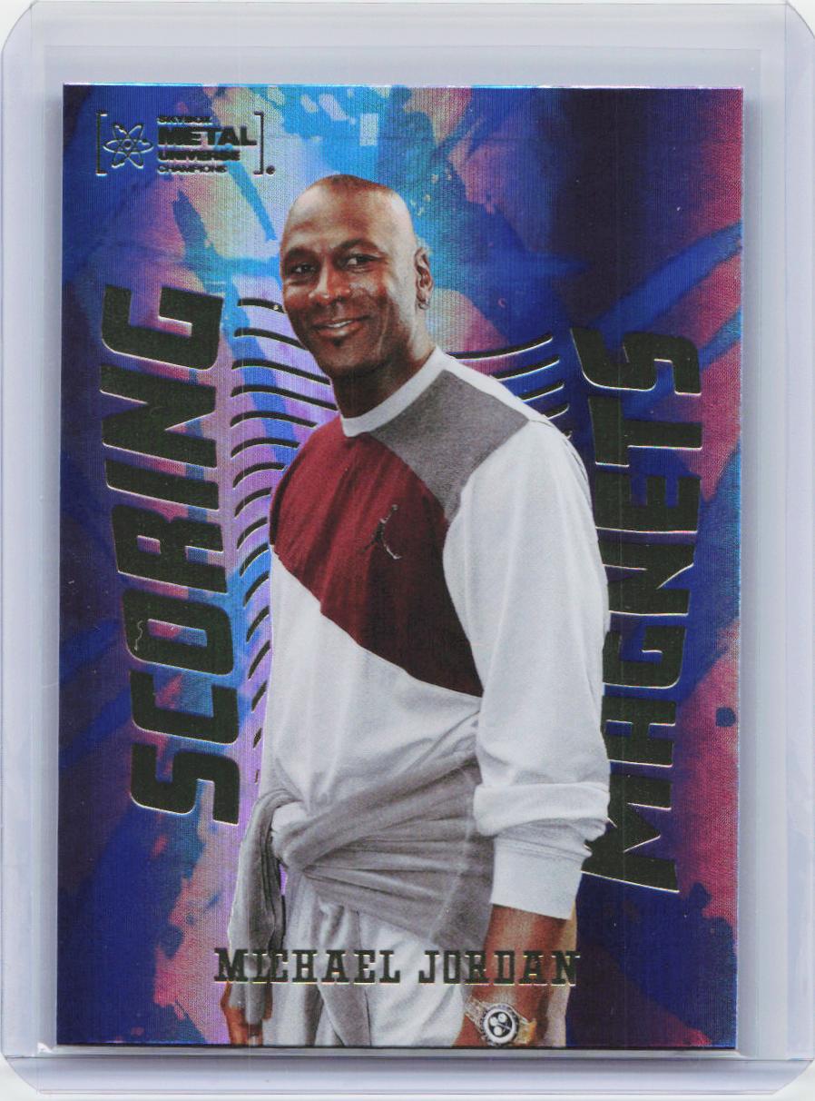2024 SkyBox Metal Universe Champions #SM-2 Michael Jordan Scoring Magnets