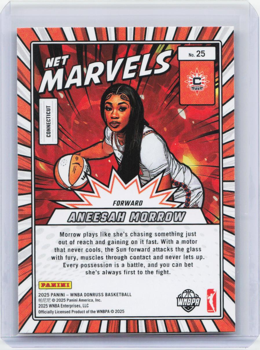 2025 Donruss WNBA #25 Aneesah Morrow Net Marvels
