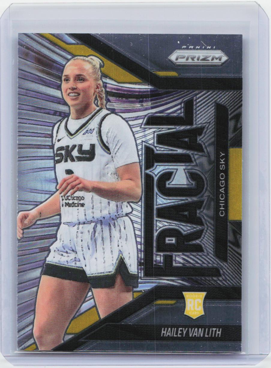2025 Panini Prizm WNBA #15 Hailey Van Lith Fractal