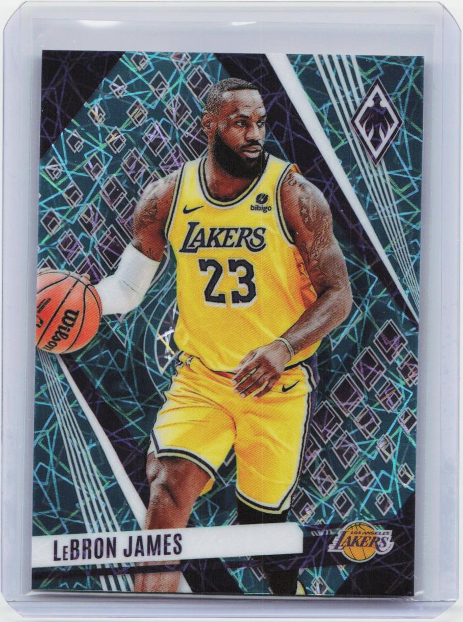 2023-24 Panini Phoenix #211 LeBron James Phoenix Teal Lazer