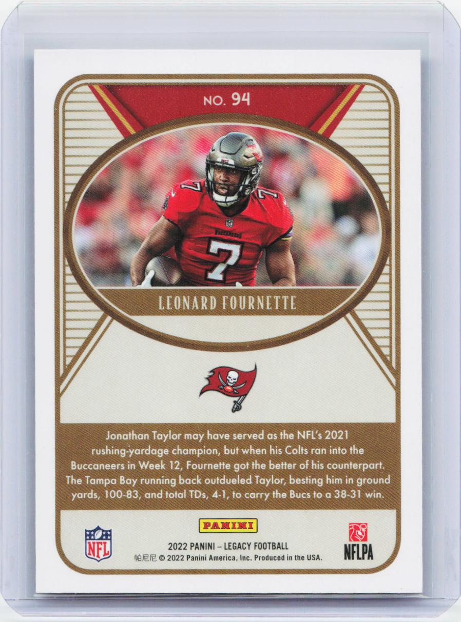 2022 Panini Legacy #94 Leonard Fournette Green #/100