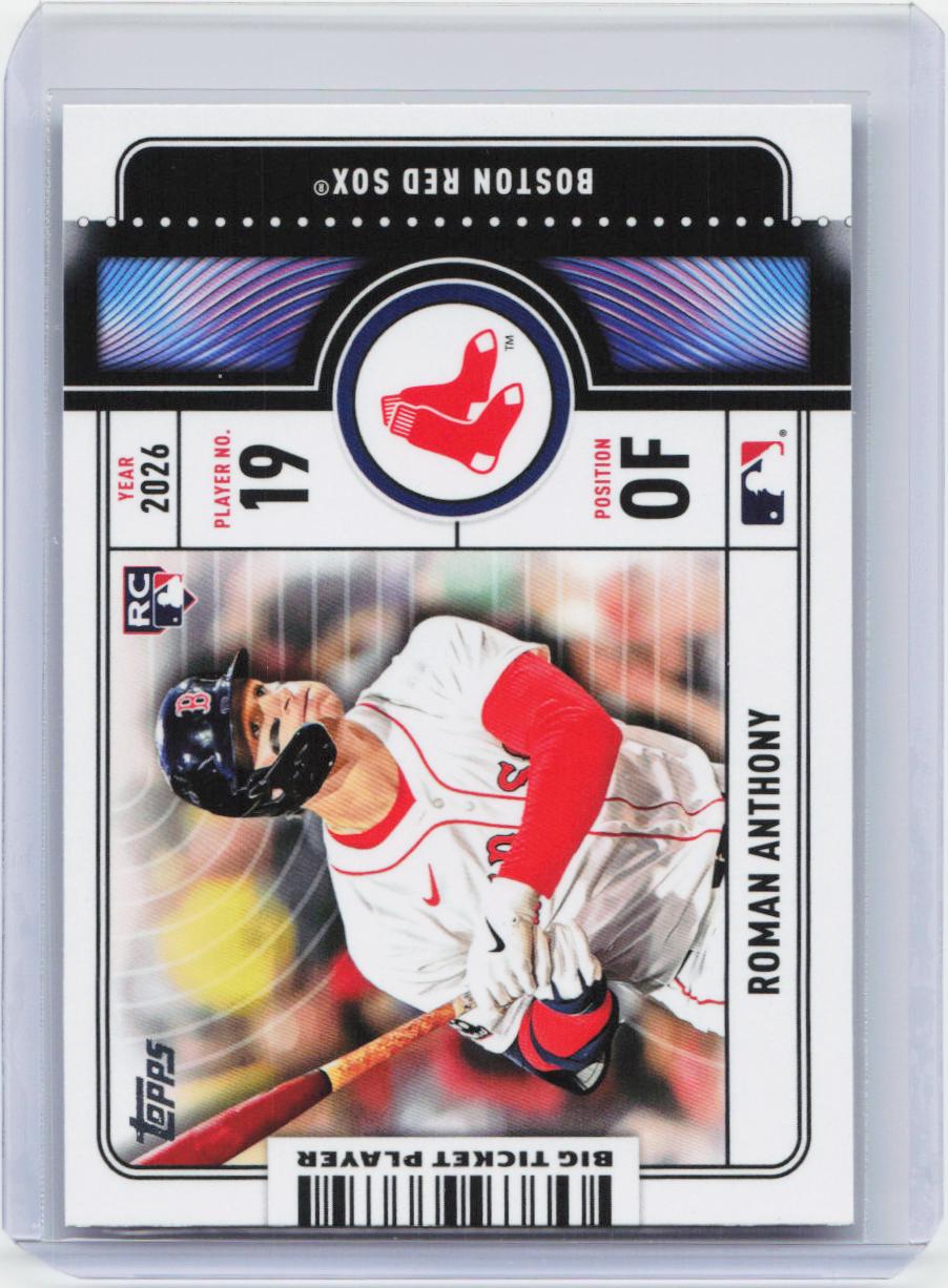 2026 Topps #BTP-23 Roman Anthony Big Ticket Players