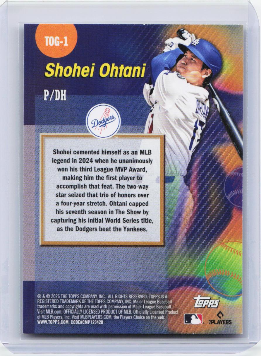 2026 Topps #TOG-1 Shohei Ohtani Titans of the Game