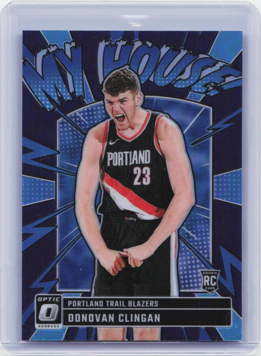 2024-25 Donruss Optic #1 Donovan Clingan My House Purple