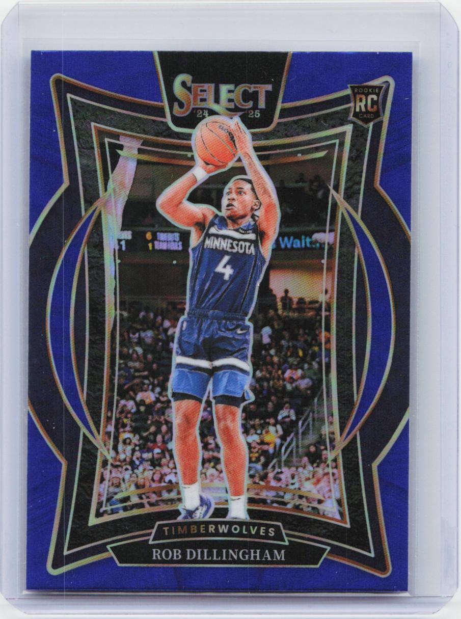 2024-25 Panini Select #84 Rob Dillingham Blue Prizm
