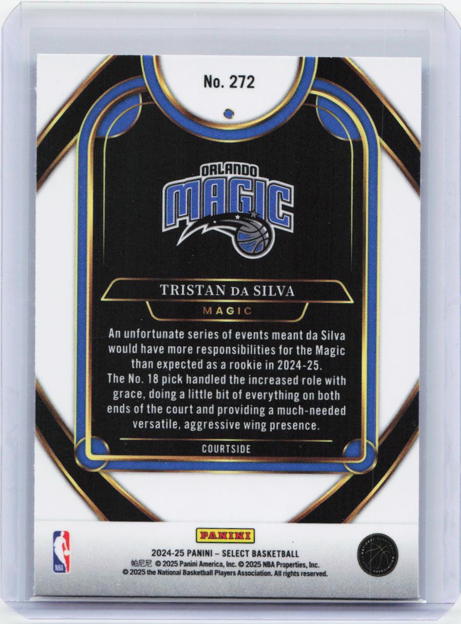 2024-25 Panini Select #272 Tristan da Silva Blue (Retail)