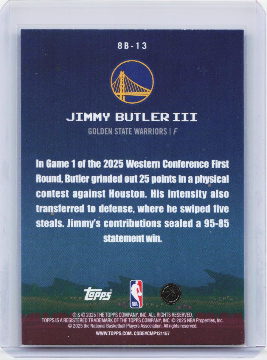 2025-26 Topps #8B-13 Jimmy Butler III 8-Bit Ballers