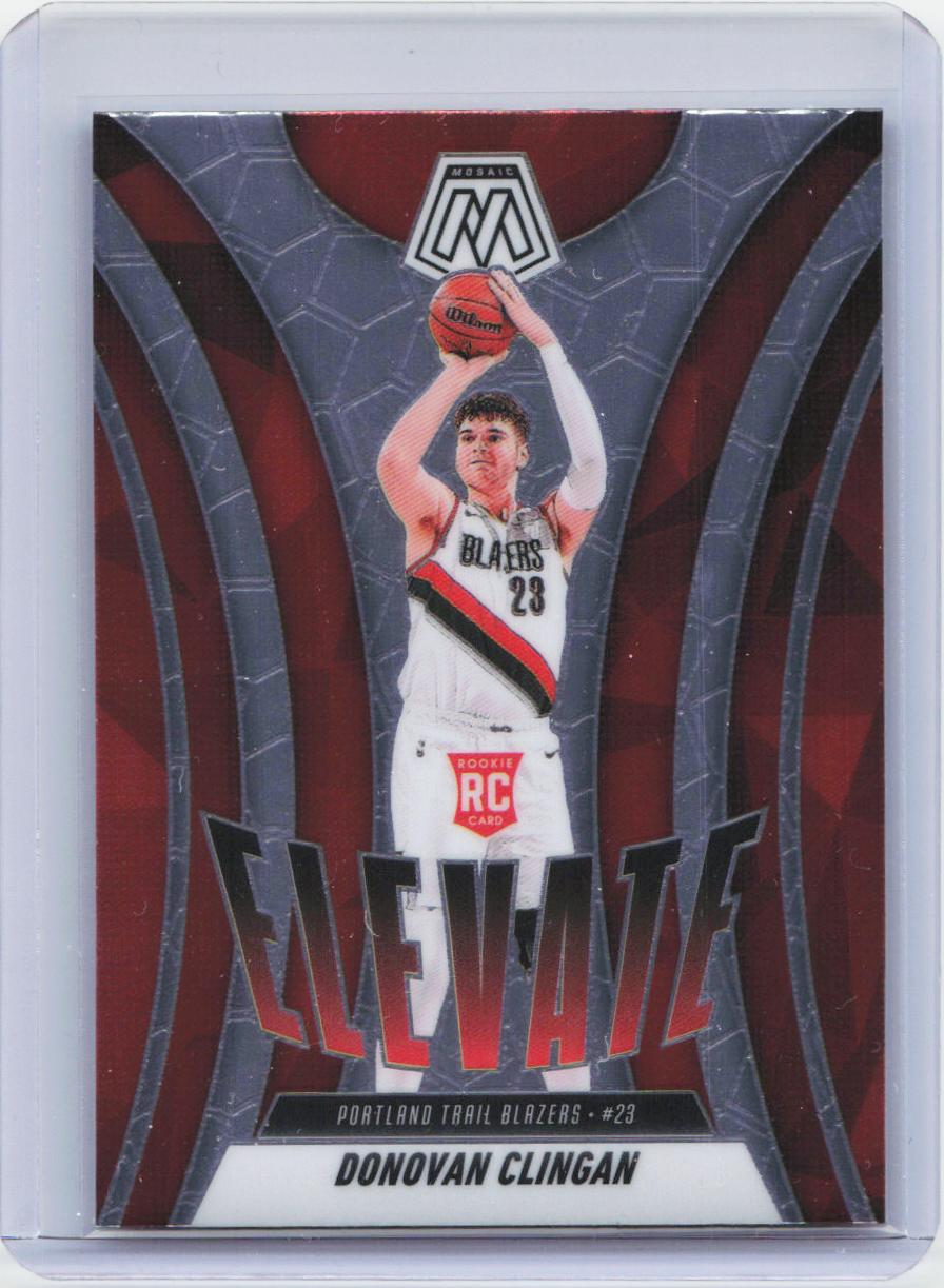 2024-25 Panini Mosaic #6 Donovan Clingan Elevate